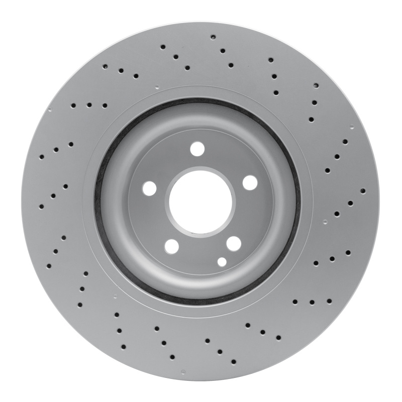 Mercedes-Benz S550 Brake Rotor (1) - Front - R1 Concepts - Drilled GeoSPEC - `07-`14